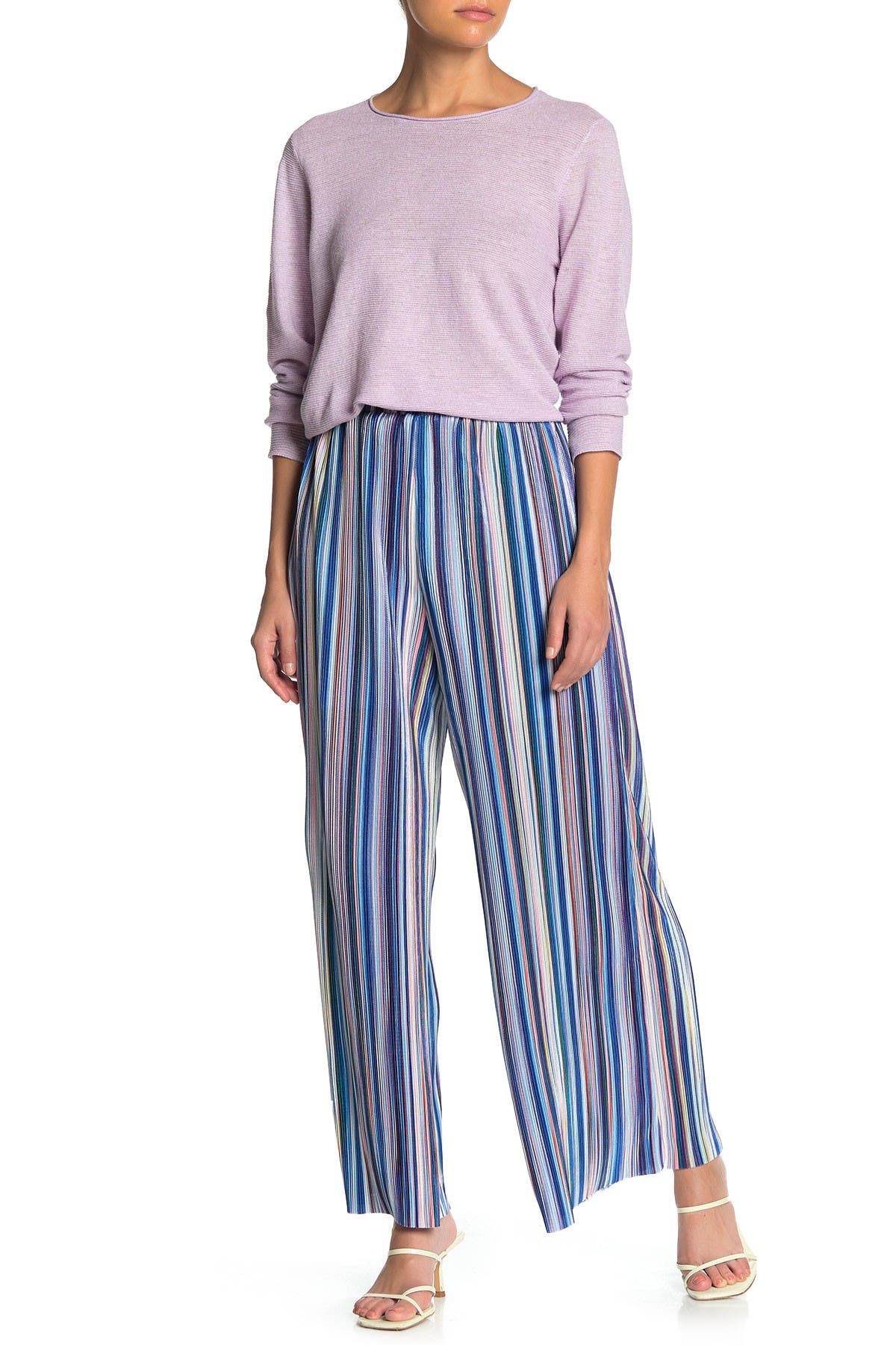 striped pull on pants