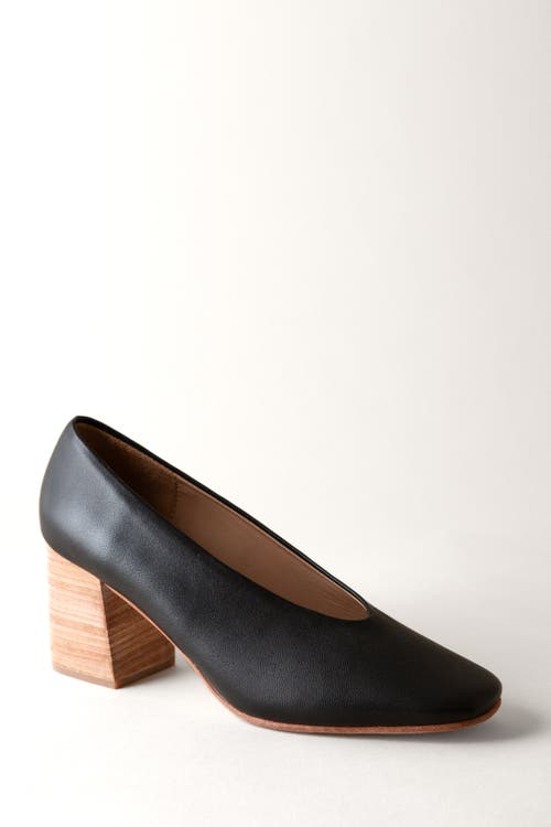 Shop Huma Blanco Salvador Block Heel Pump In Coal