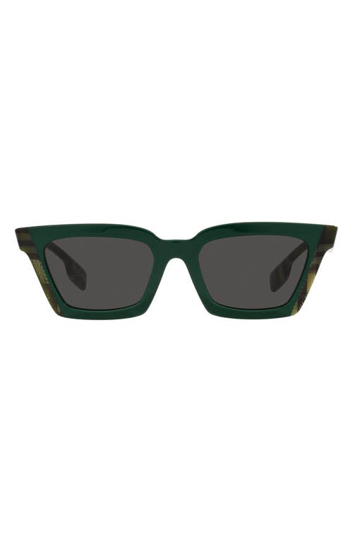 burberry Briar 52mm Square Sunglasses in Green at Nordstrom