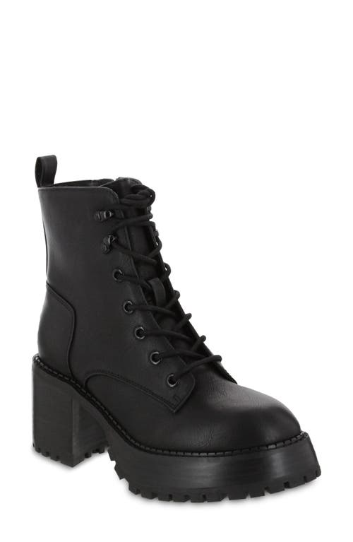 UPC 194473565194 product image for MIA Elija Faux Leather Combat Boot in Black Malt at Nordstrom, Size 6 | upcitemdb.com