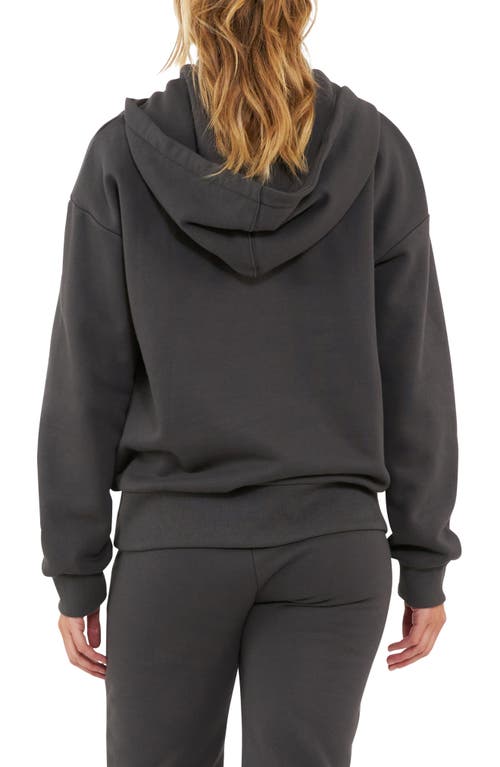 Shop Ripe Maternity Nicky Maternity/nursing Quarter Zip Hoodie In Slate