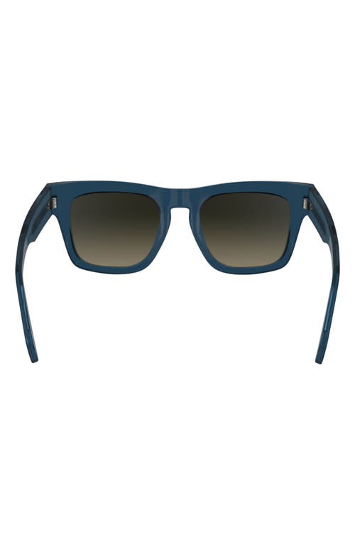 Paul Smith Kramer 51mm Rectangular Sunglasses In Blue
