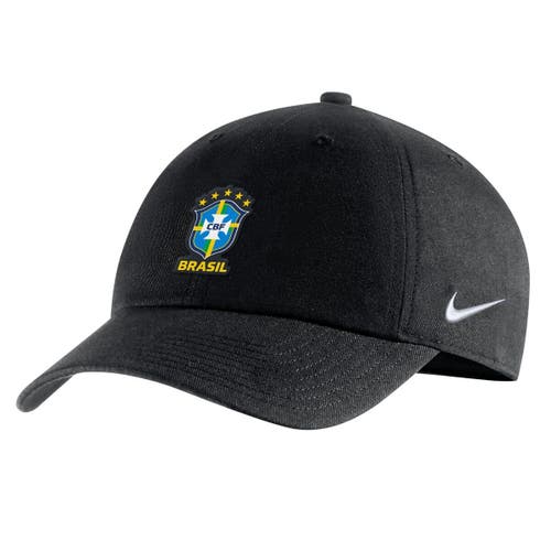 Men's Nike Black Brazil National Team Campus Adjustable Hat