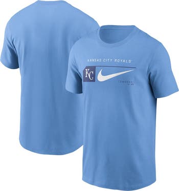 Nike Men's Nike Light Blue Kansas City Royals Team Swoosh Lockup T-Shirt | Nordstrom