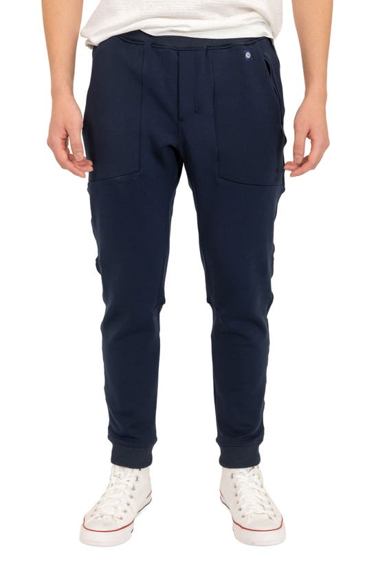 Pino By Pinoporte Cotton Blend Joggers In Blue