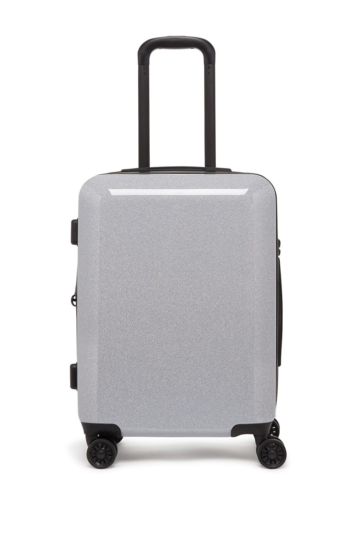 calpak silver luggage