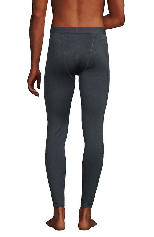Lands' End Tall Expedition Baselayer Pants In Steel Gray