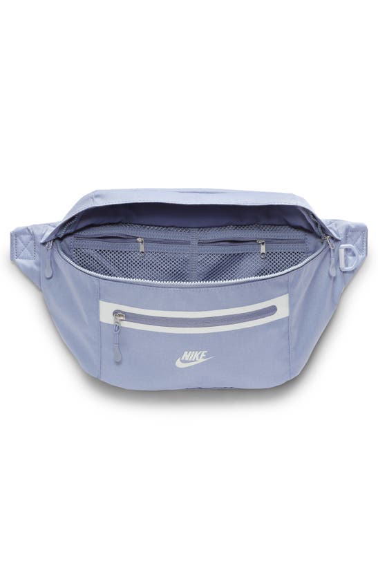 Shop Nike Elemental Belt Bag In Ashen Slate/ Light Silver