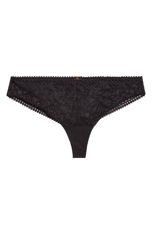 Shop Chantelle Lingerie Origins Thong In Black