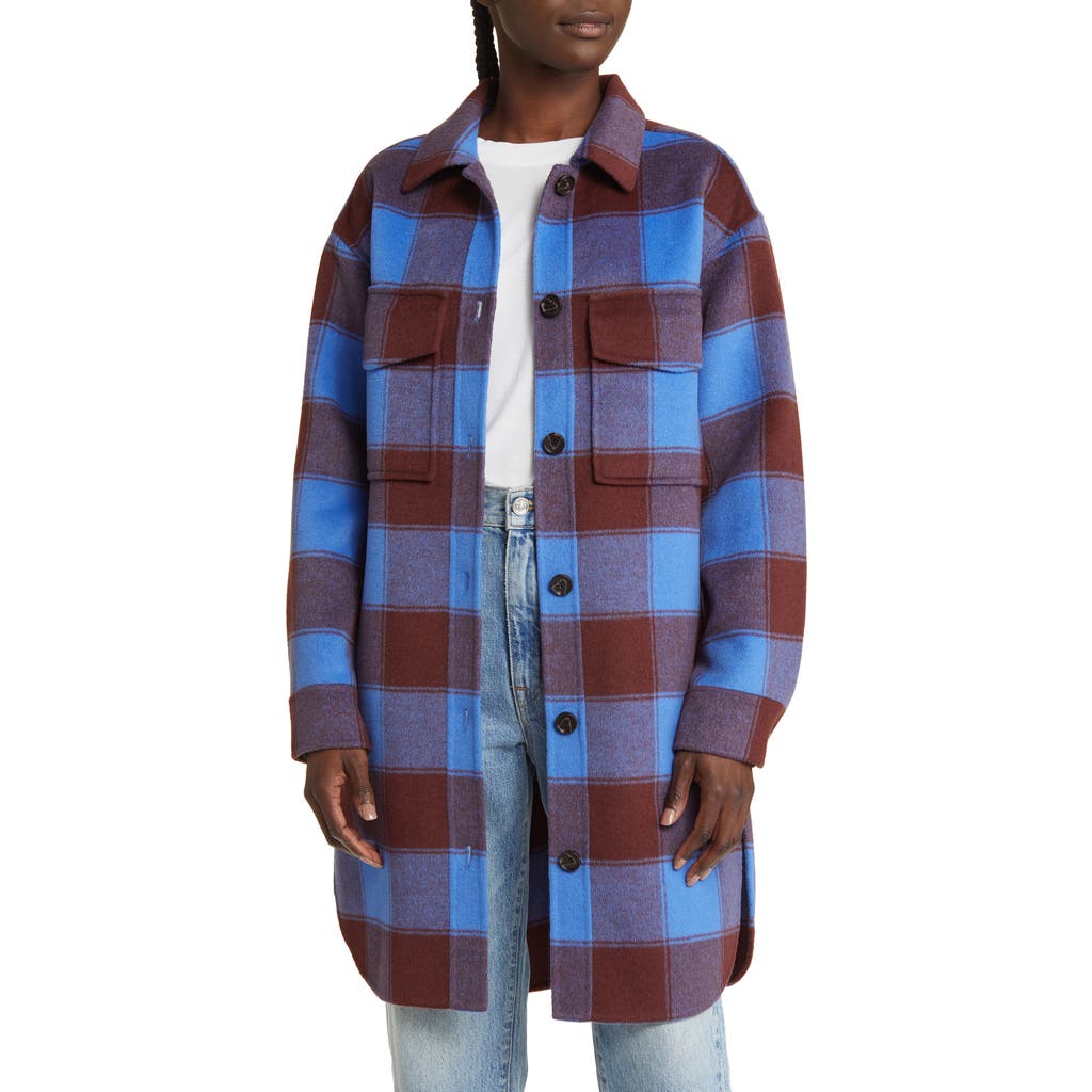 Rails Jaro Jacket In Cobalt Chocolate