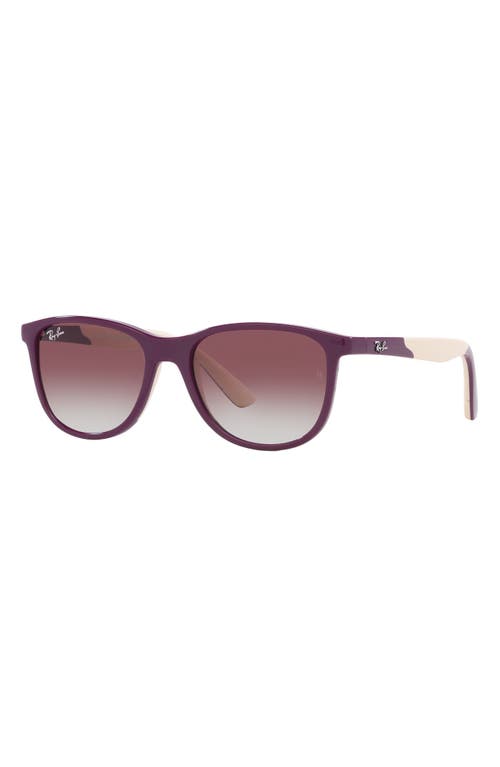 Shop Ray Ban Ray-ban 49mm Square Sunglasses In Violet