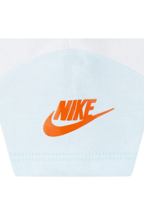 Shop Nike Logo Graphic T-shirt & Print Shorts Set In Glacier Blue