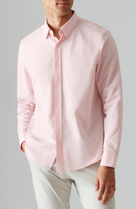 Commuter Classic Fit Textured Stretch Button-Up Shirt