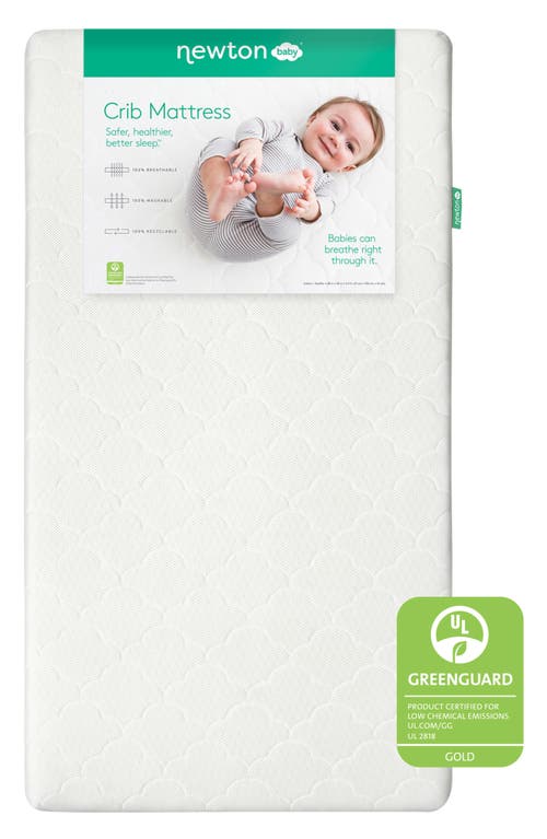 NEWTON BABY 2-Stage Washable Crib Mattress in White at Nordstrom