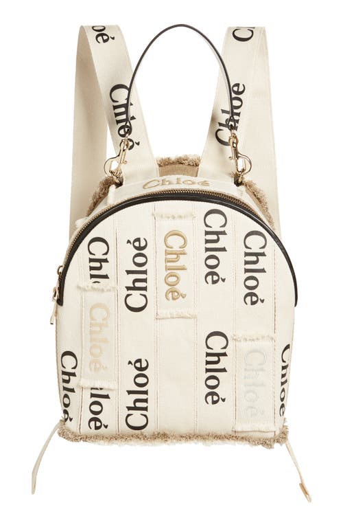 CHLOÉ, Woody Linen Canvas Backpack, Women