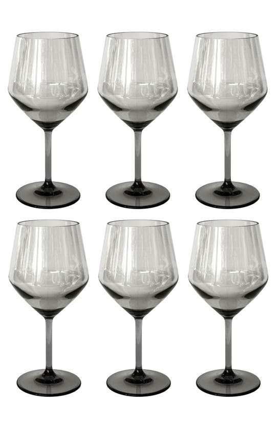TARHONG TARHONG ANGLE SET OF 6 GOBLETS