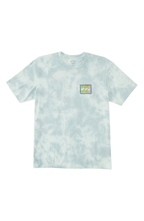 Billabong High Tide Tie Dye Graphic T-Shirt in Seaglass