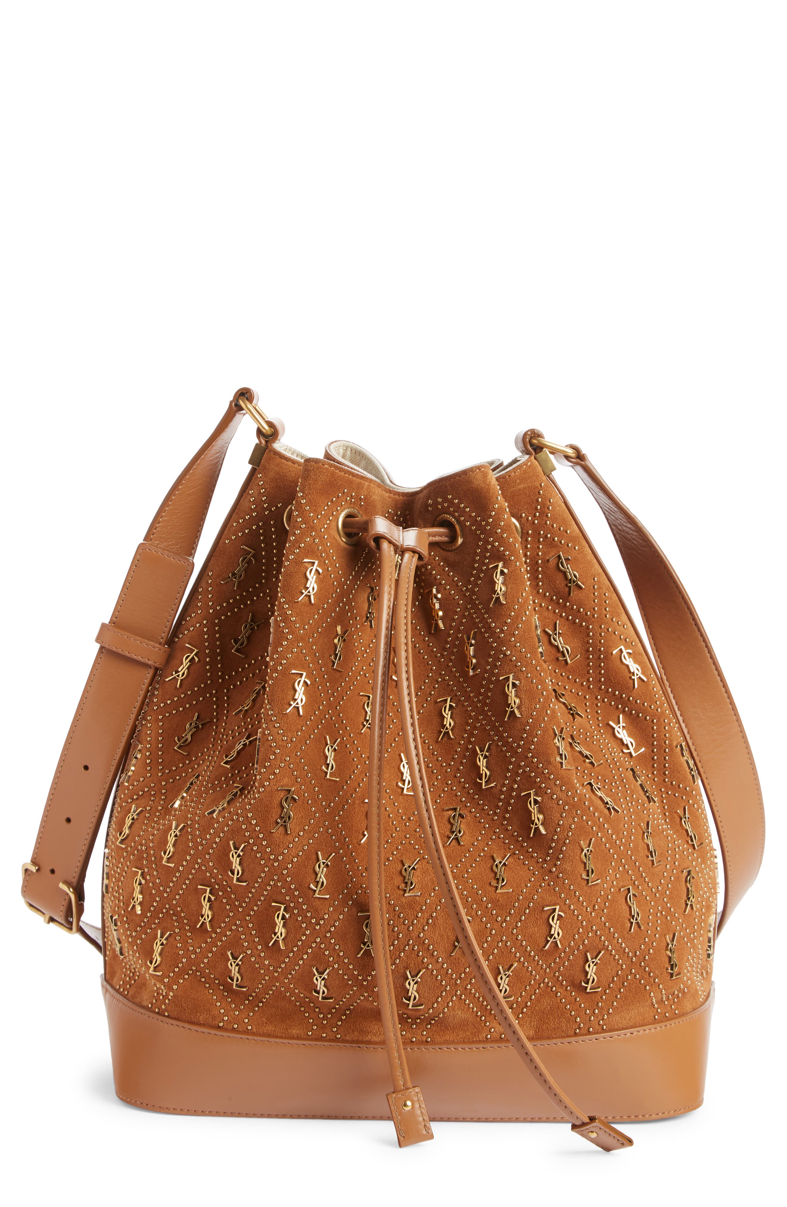 saint laurent monogram bucket bag