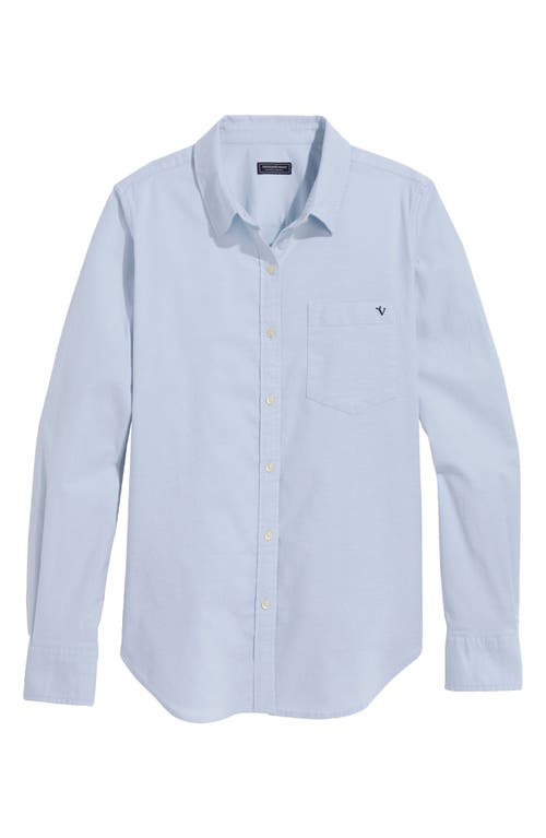 vineyard vines Stretch Cotton Oxford Button-Up Shirt in Oxford Jake Blue 