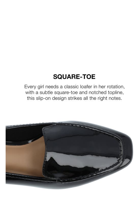 Journee Collection Tullie Womens Square Loafers In Black