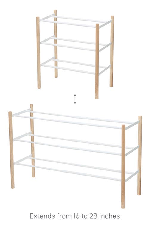 YAMAZAKI YAMAZAKI EXPANDABLE 3-TIER SHOE RACK 