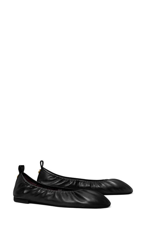 Tory Burch Eddie Ballet 2.0 In Perfect Black