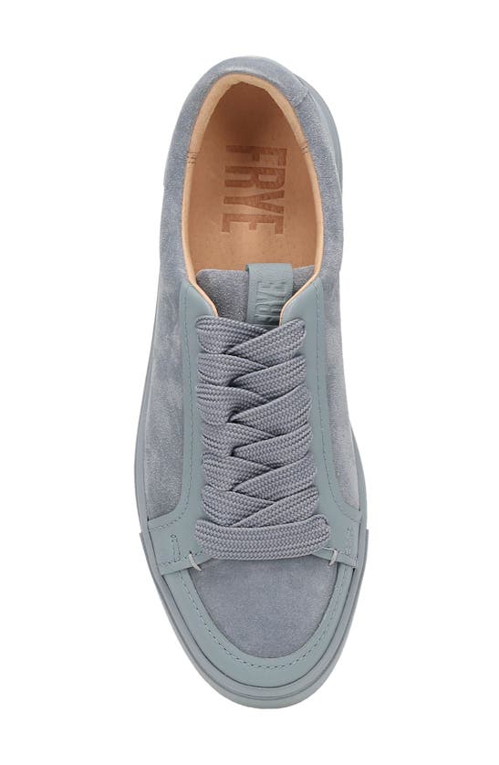 Frye Ivy Low Top Sneaker In Steel Blue