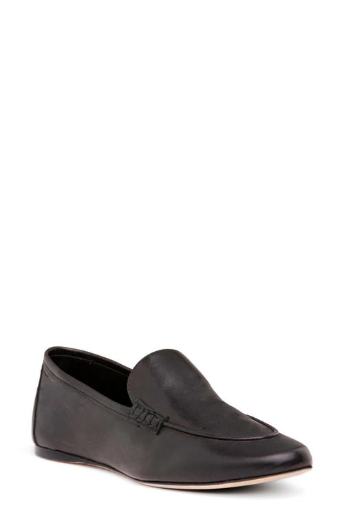 Giuliana Loafer in Black Leather