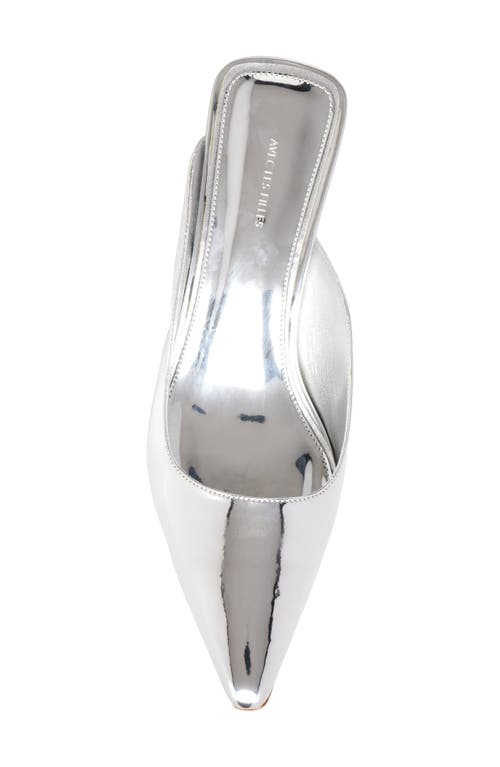 Shop Avec Les Filles Alma Asymmetric Mule In Silver