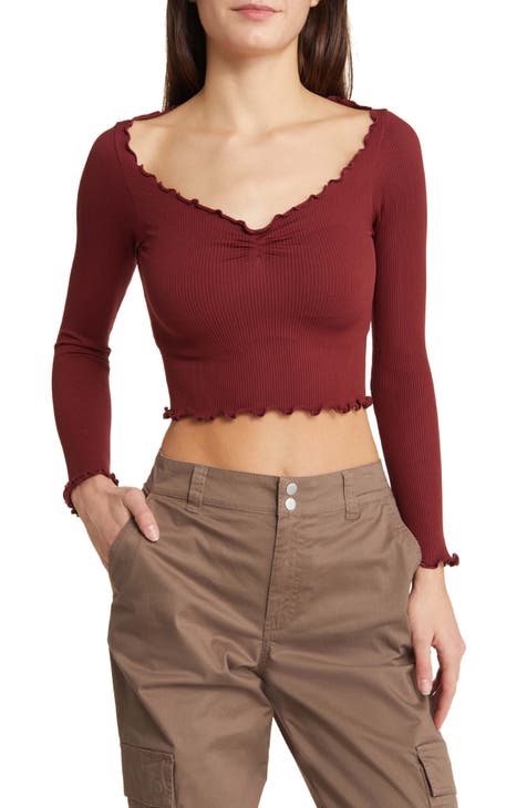 red by BKE Square Neck Corset Top - Women's Shirts/Blouses in Festival  Fuschia