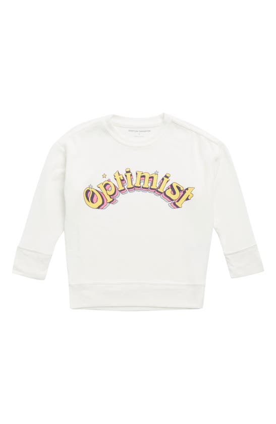 Spiritual Gangster Kids' Optimist Relaxed Sweatshirt In Stone