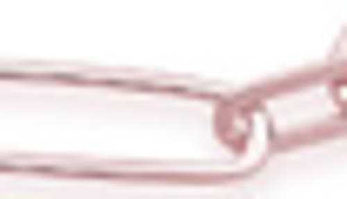 Sterling Forever Sterling Silver Large Link Bracelet In Rose Gold