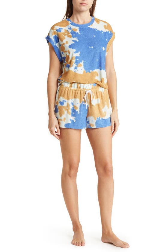 Honeydew Intimates Just Chillin' Short Pajamas In Fresco Tie-dye