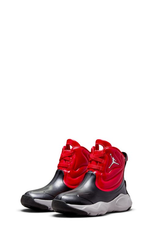 Jordan Drip 23 Rain Boot In Black/gym Red/cement Grey