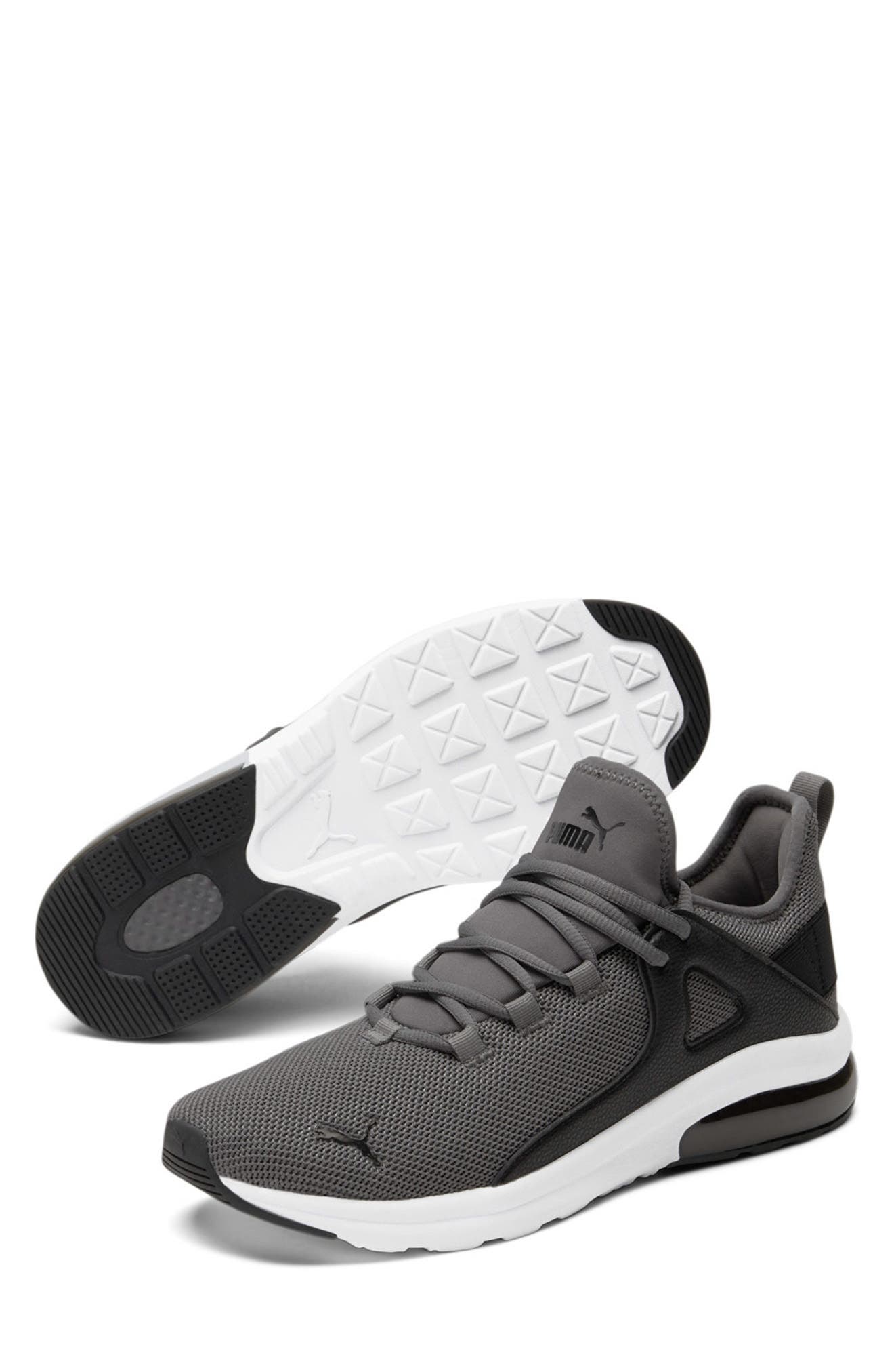 mens grey puma sneakers