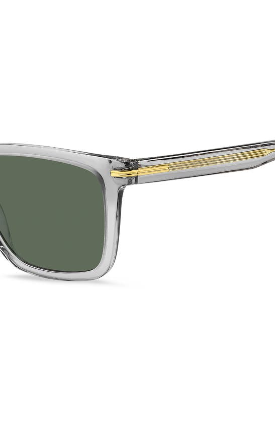 Shop Hugo Boss 55mm Square Sunglasses In Grey