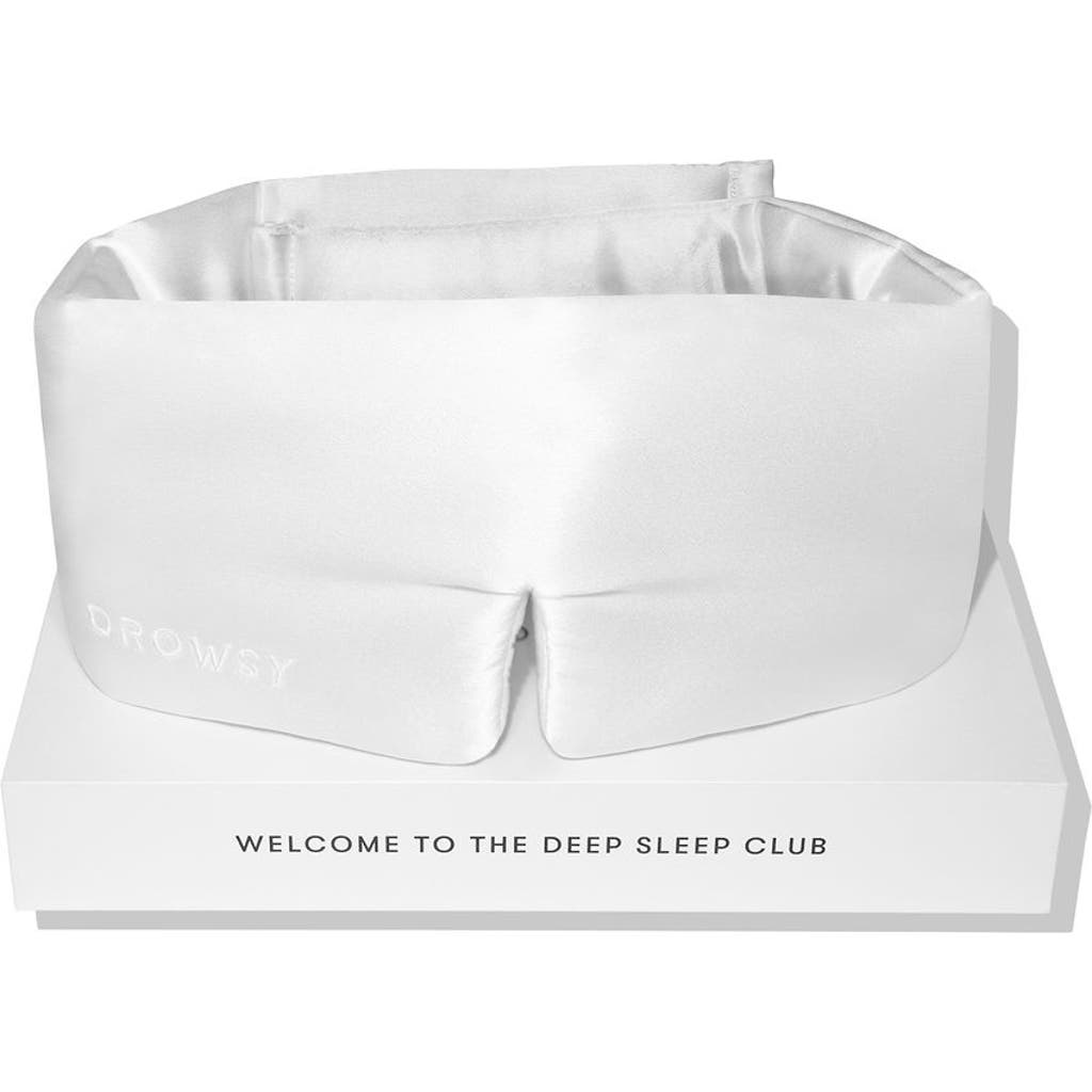 Drowsy Sleep Co . Silk Sleep Mask In Akoya Pearl