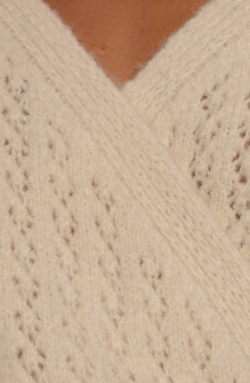 Petal And Pup Petal & Pup Etta Wrap Cardigan In Neutral