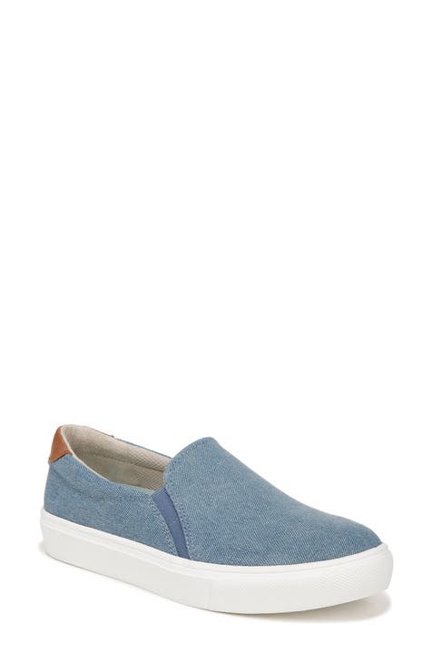 Blue slip on tennis 2024 shoes