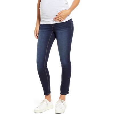 1822 Denim Re: denim Ankle Skinny Maternity Jeans, Blue