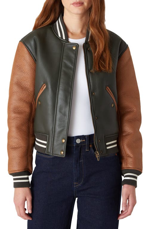 Blanknyc Faux Shearling Lined Faux Leather Bomber Jacket In All Nighter