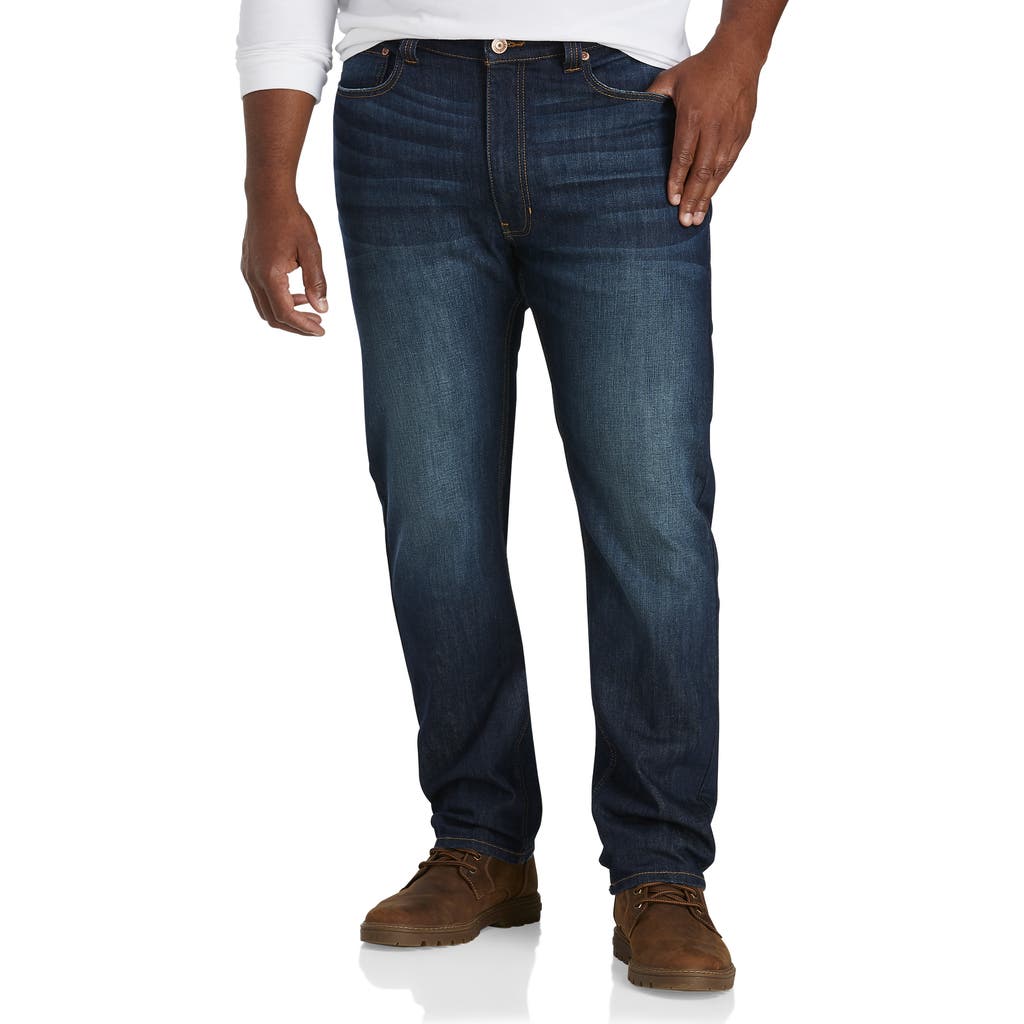 True Nation Murphy Blue Tapered-fit Stretch Jeans In Murphy Blue Eco