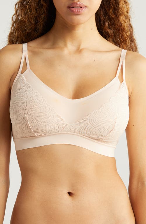 Soft Stretch Lace Bralette in Nude Blush-1N