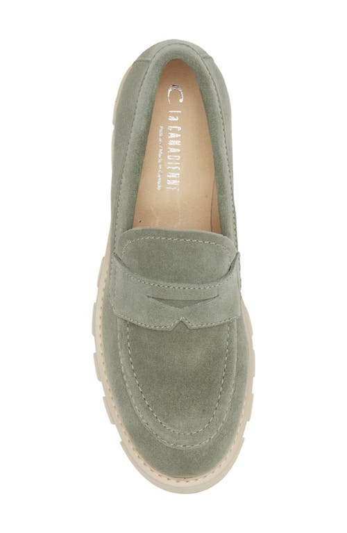 La Canadienne Bevon Loafer In Sage