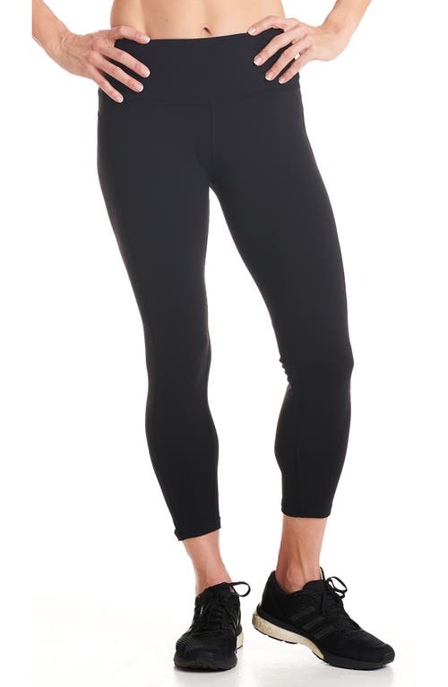Oiselle O-Mazing Three-Quarter Running Tights in Black at Nordstrom, Size 4