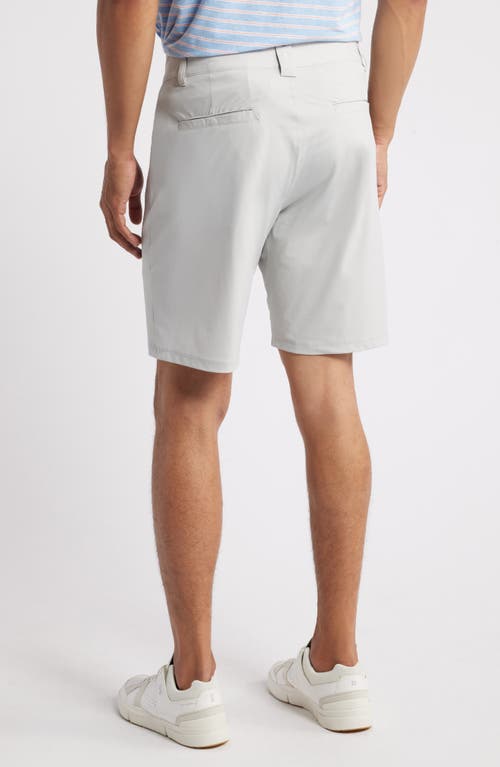 Johnnie-o Fusionn Stretch Nylon Chino Shorts In Quarry