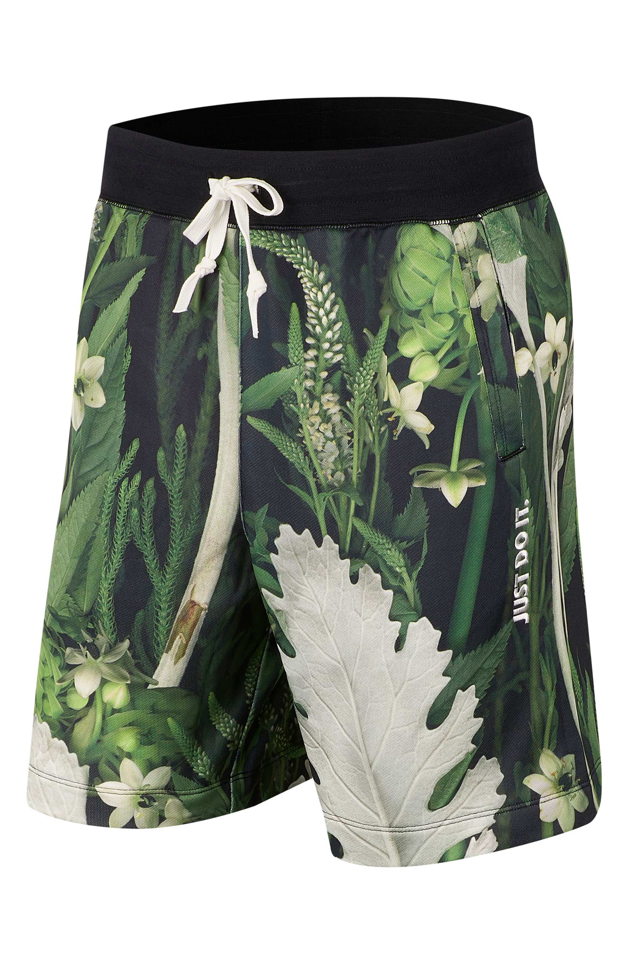 nike floral print shorts