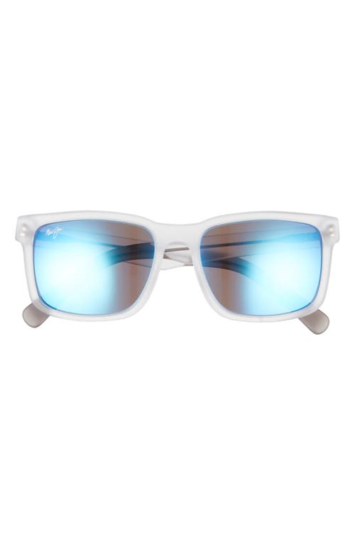 UPC 603429070540 product image for Maui Jim Stone Shack 55mm Polarized Plus® Square Sunglasses in Matte Crystal at  | upcitemdb.com