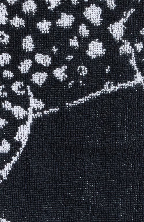 DESMOND & DEMPSEY DESMOND & DEMPSEY PRINT TERRY CLOTH ROBE