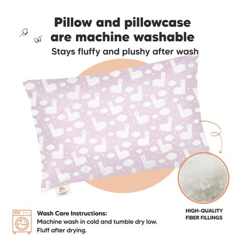 Shop Keababies Toddler Pillow With Pillowcase In Alpacas